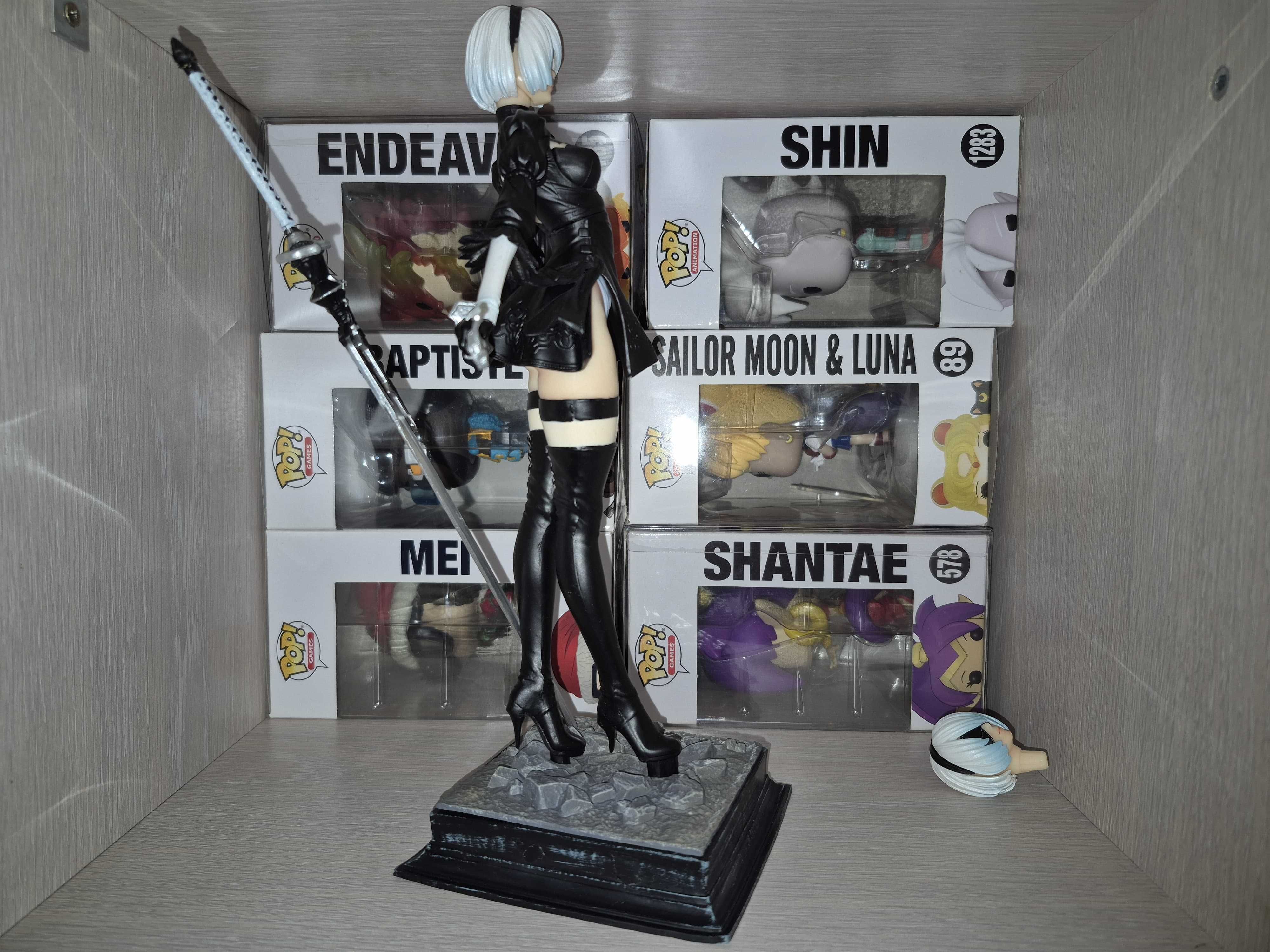 Figurina Joc Anime - NieR: Automata 2B, 30 cm, Cutie