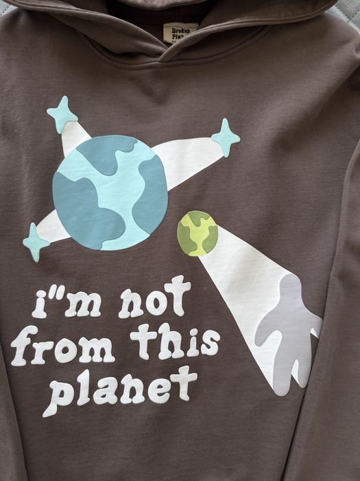 Broken planet graphic hoodies