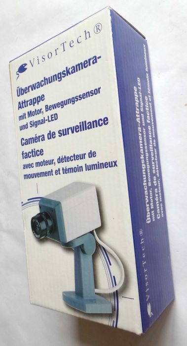 Camera falsa de supraveghere VT cu motor, detector de miscare si led
