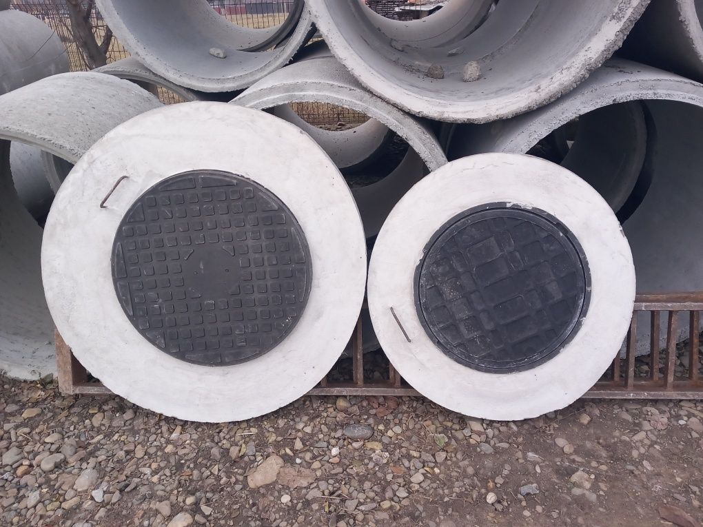 Capac pietonal capac canalizare tuburi beton