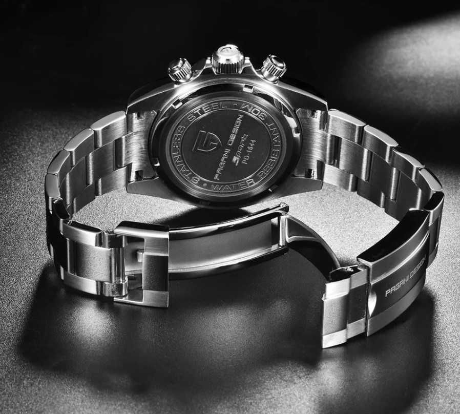 Pagani Design V2 Chronograph 40mm Daytona Sapphire Quartz Часовник