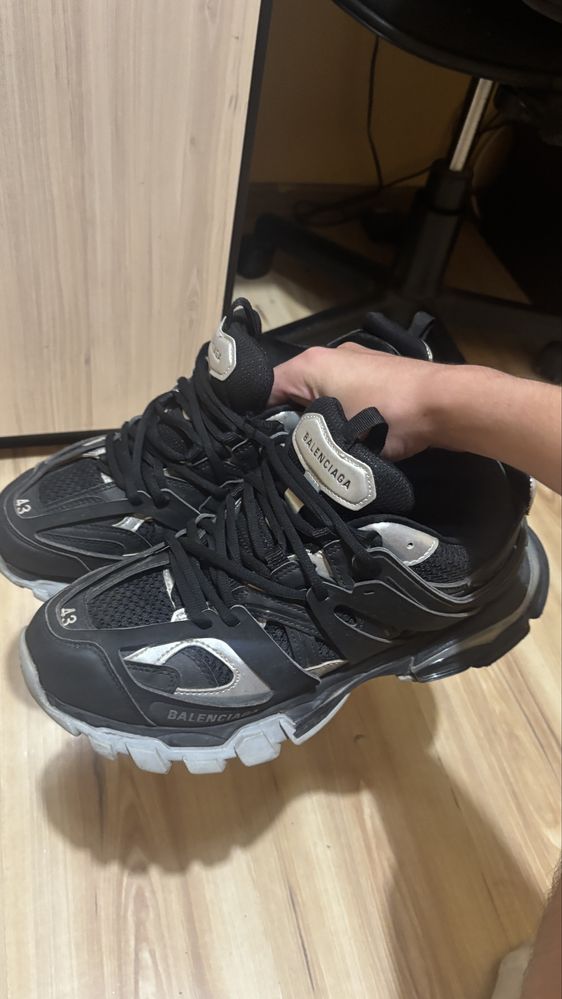 Balenciaga Track 1.0 Black&Silver