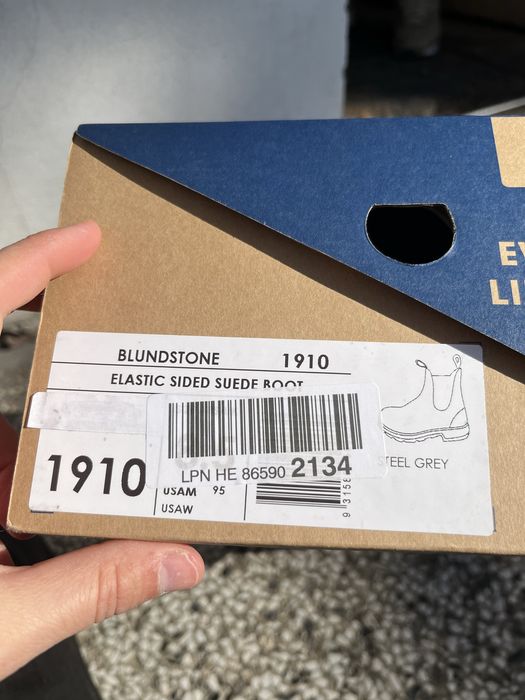 Челси боти Blundstone естествена  кожа