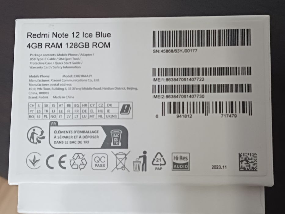 Xiaomi Redmi Note 12