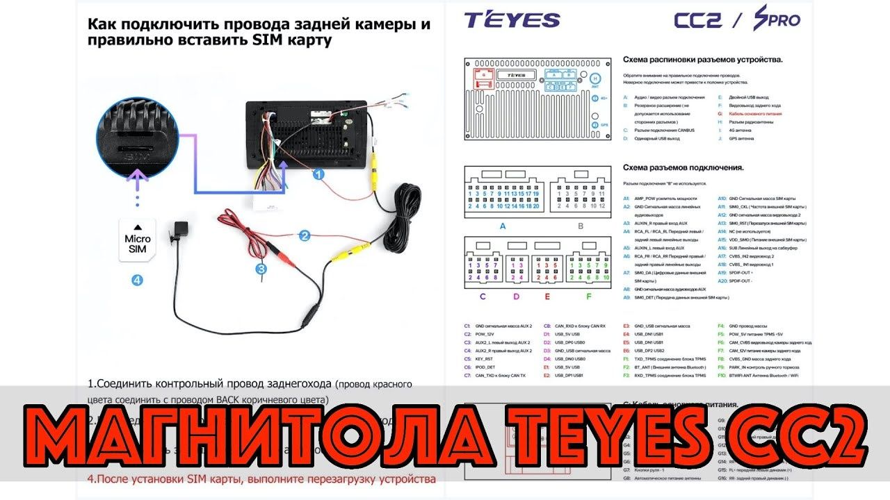 Установка мониторов Teyes, Idroid, Dominant 360°