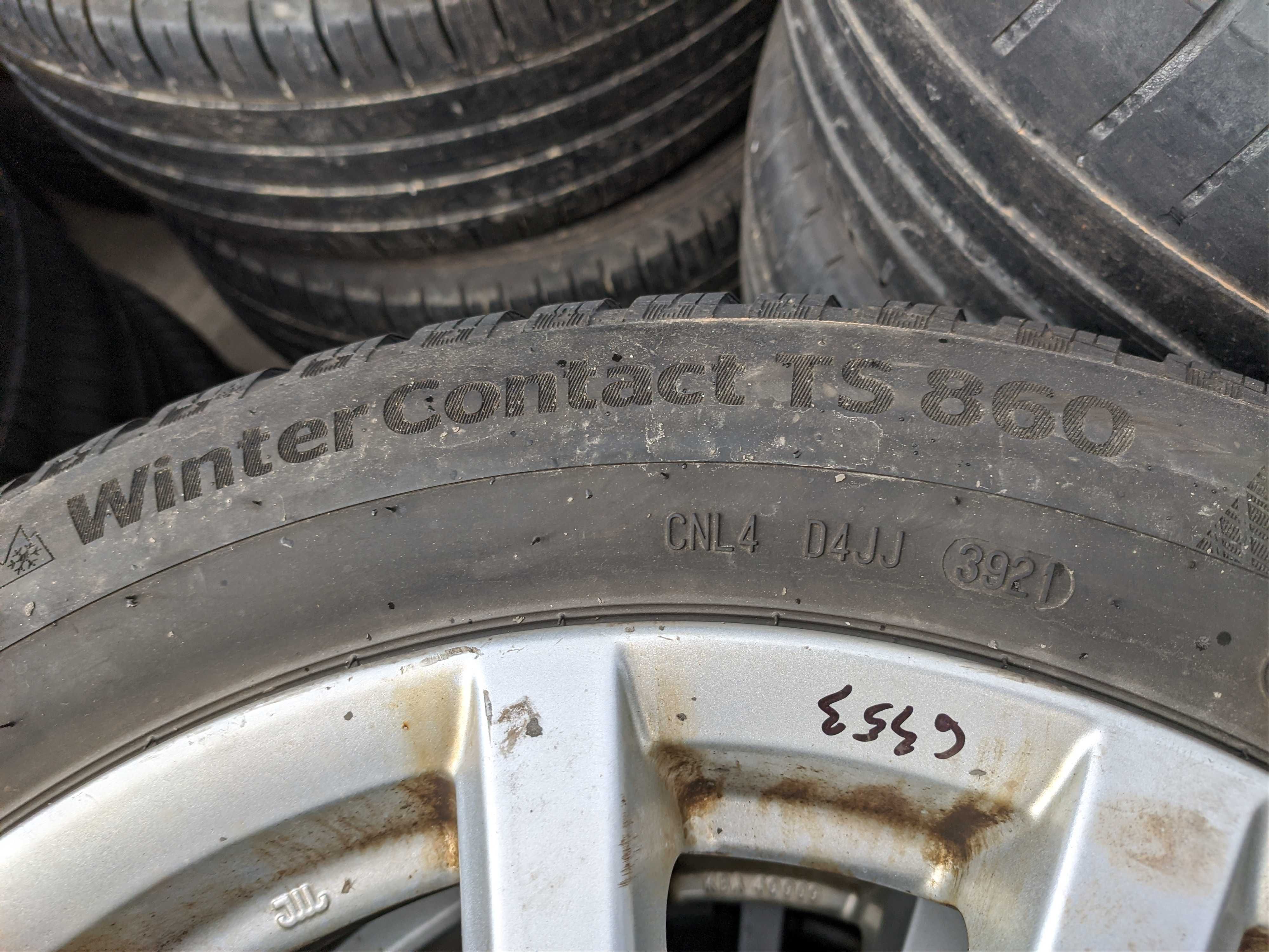 4бр Зимни гуми 195 60 16 - Continental