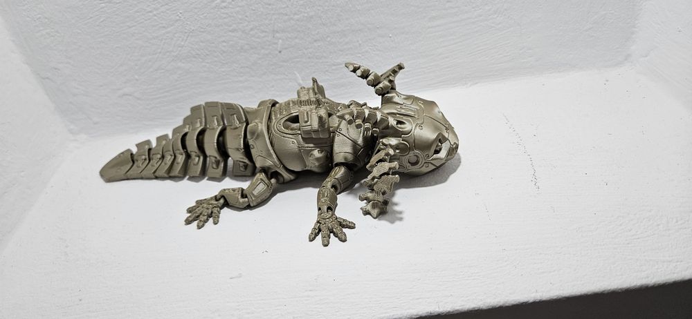 Jucarie 3d flexibila Robot Axolotl