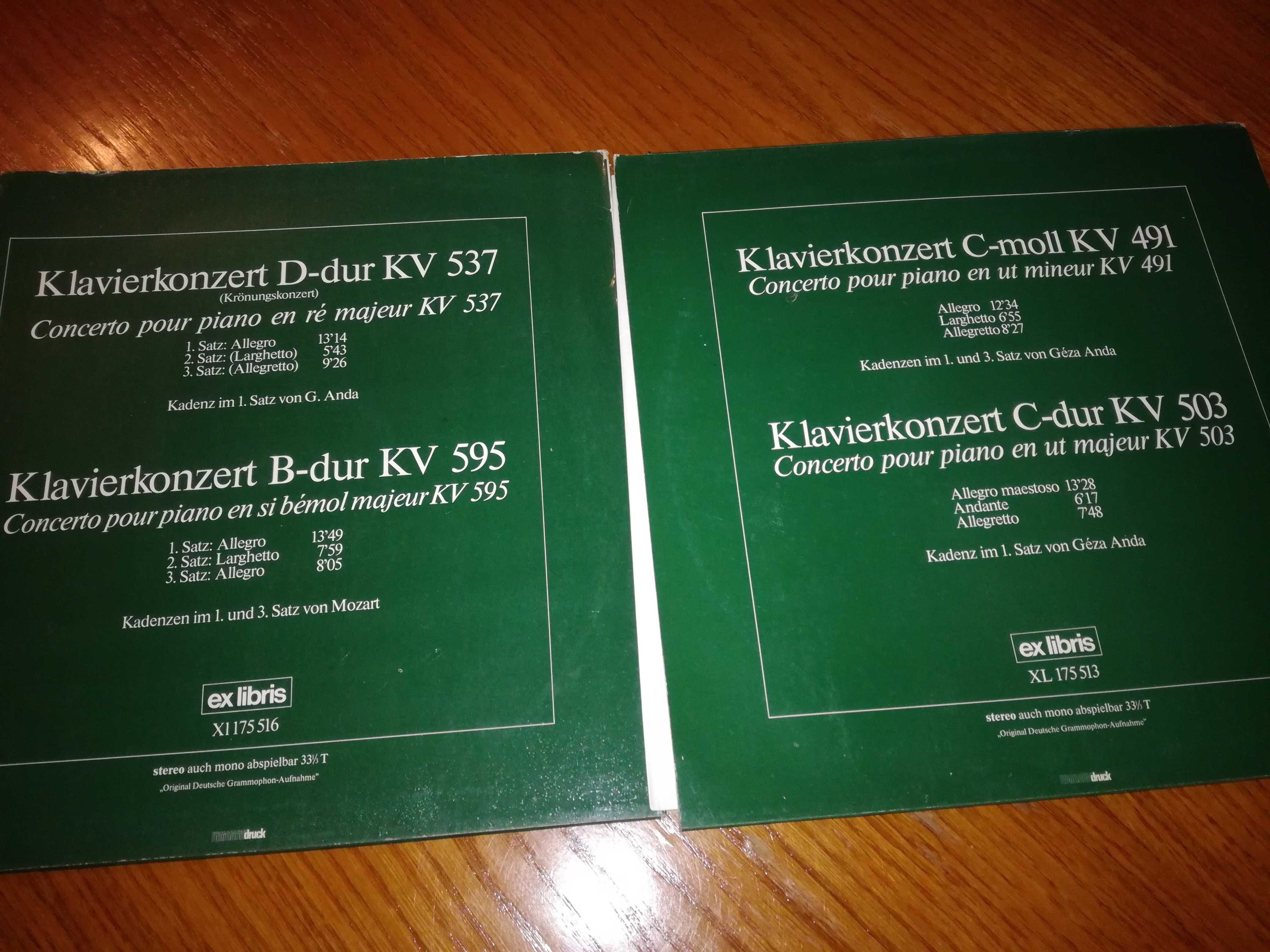 Discuri/Vinil/Vinyl-Clasica - Mozart -Concerte Pian - Geza Anda -9 LP