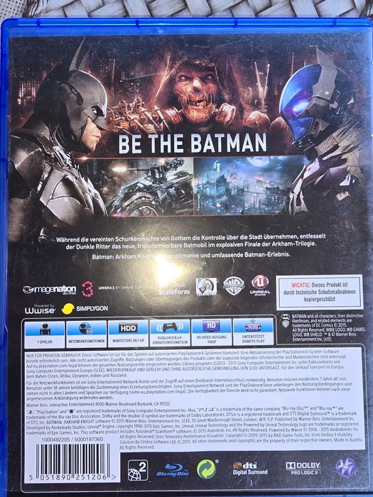 Joc Batman arkham knight ps 4