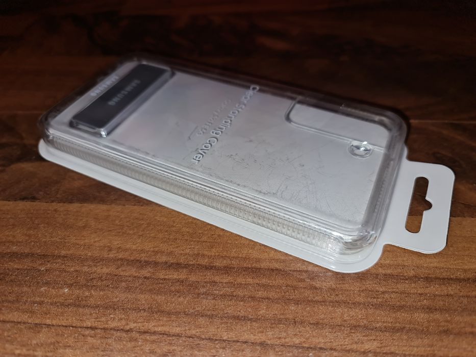 Husa originala Samsung Clear Standing Cover Galaxy S21 FE 5G G990
