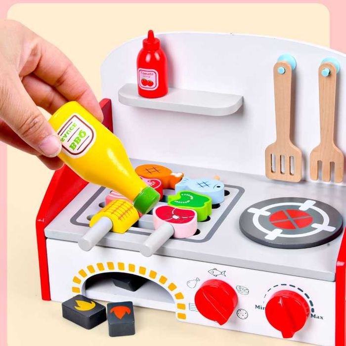 Дървено детско барбекю