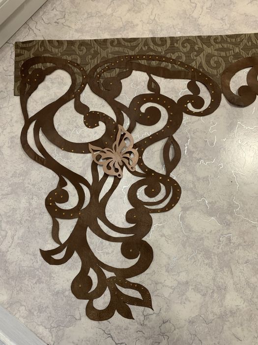 Ламбрекен авторская работа, украшение для вашего окна