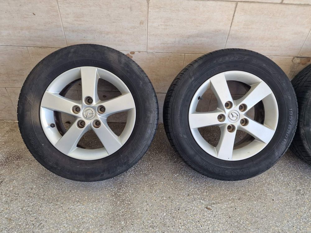 Алуминиеви джанти с гуми за Мазда,Тойота 15”