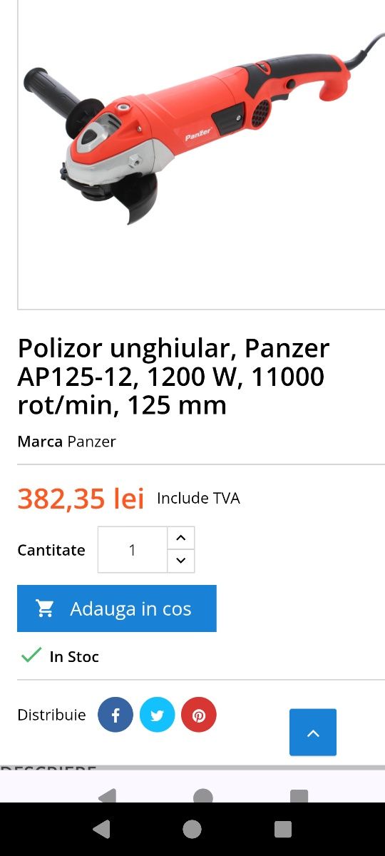 Flex Polizor unghiular Panzer 1200 W