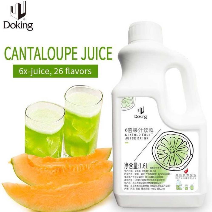 Сироп Doking 1.6л Дыня Бабл ти шарики тапиоки джуз боллы