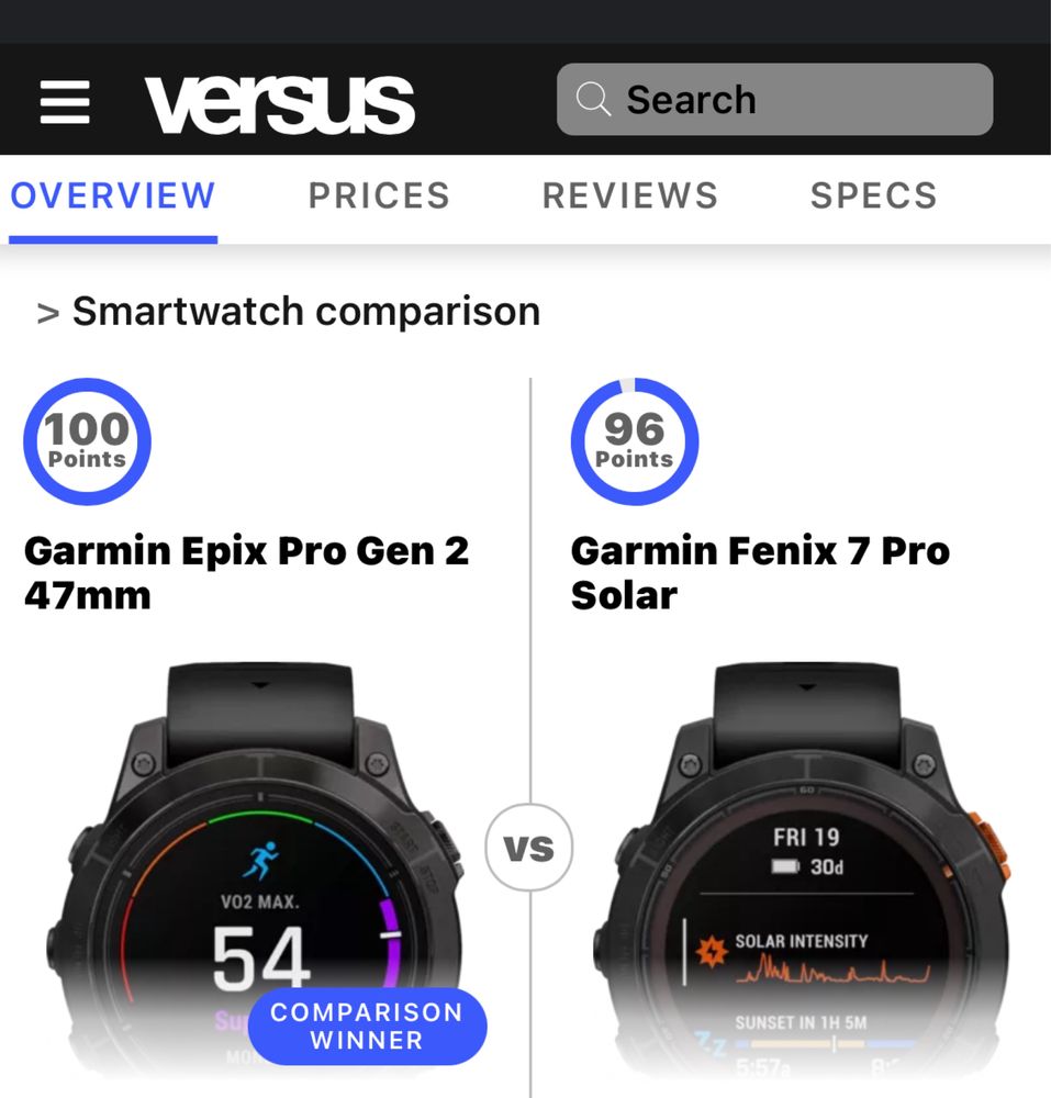 Garmin Epix PRO gen II Sapphire, ca nou.