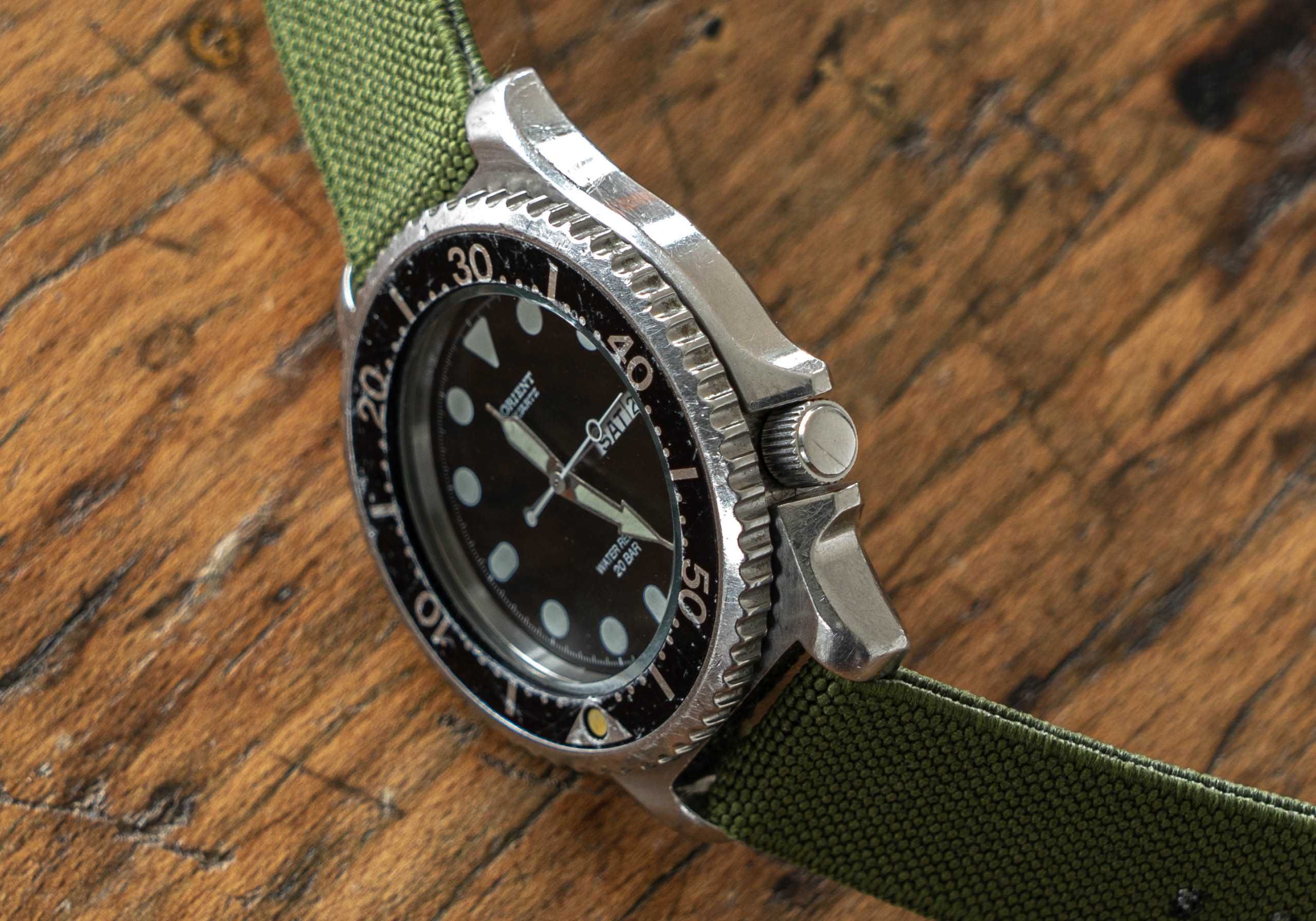 Orient Diver quartz 200m 42mm vintage (tip SKX)