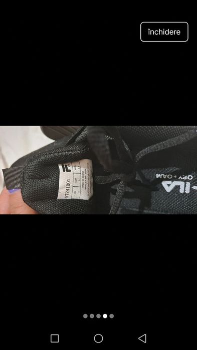 Adidași Fils, noi fără etichetă, mărimea 36