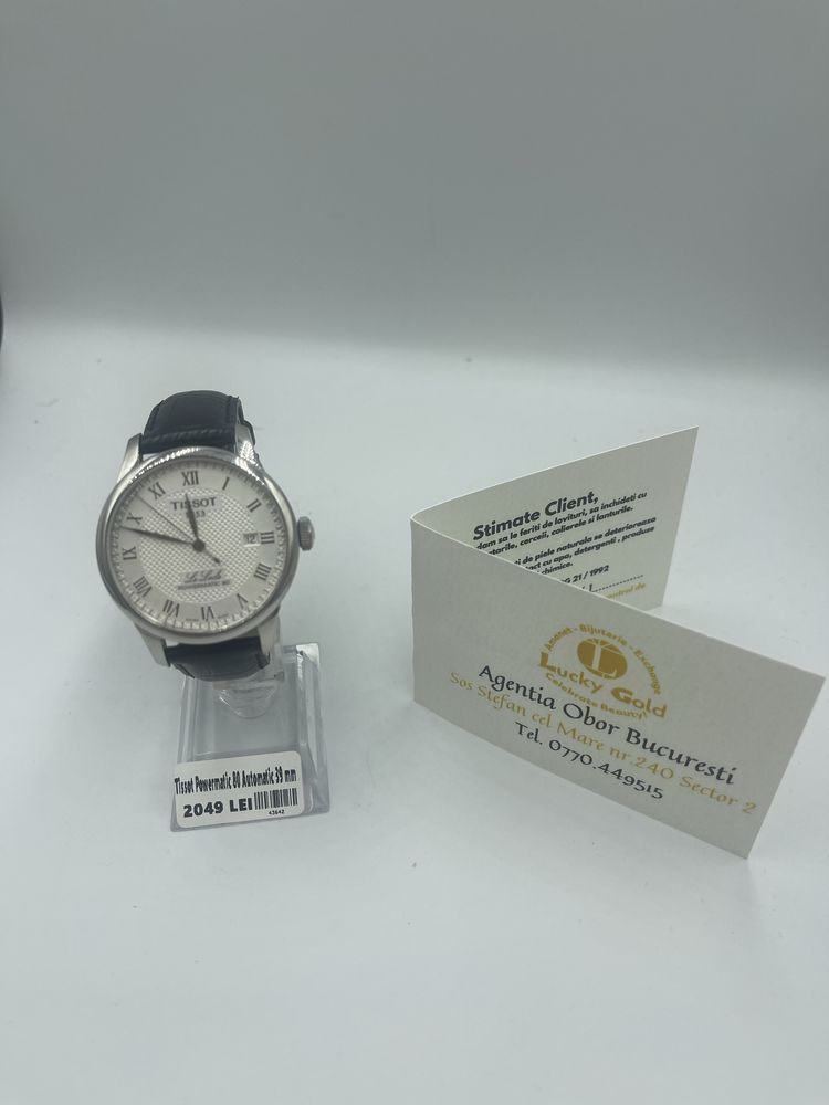 Tissot Powermatic 80 Automatic 39mm #43642
