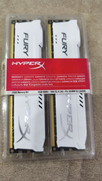 Оперативная память HyperX fury DDR3 16gb(2*8gb)