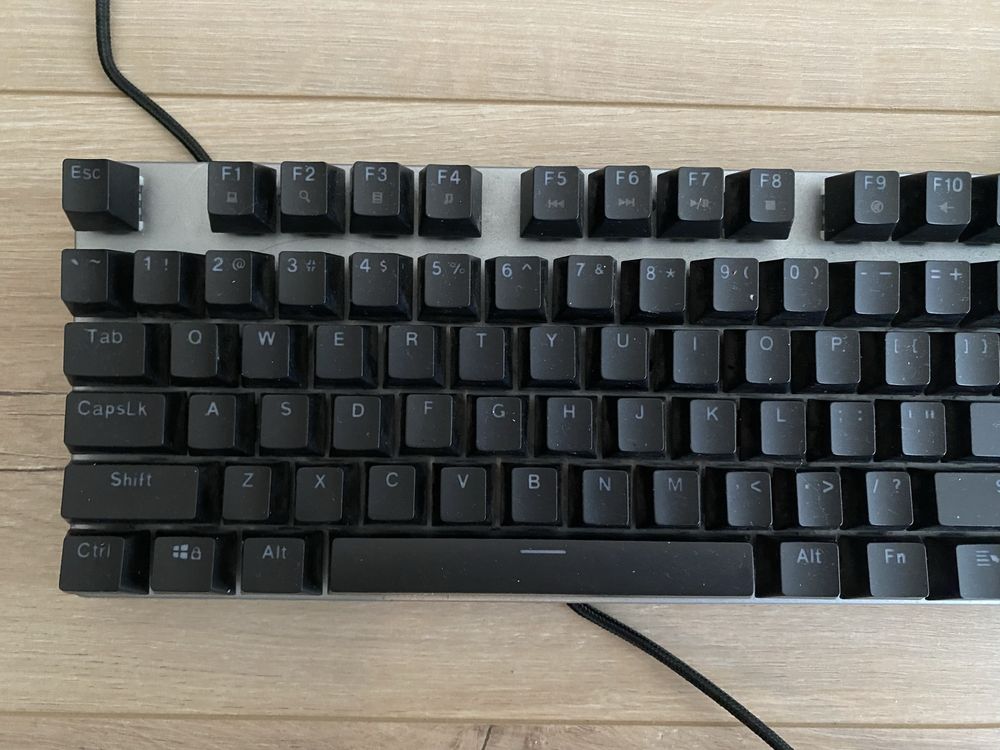 Механична клавиатура AULA F2088 SL-2088 RGB, knob, геймърска