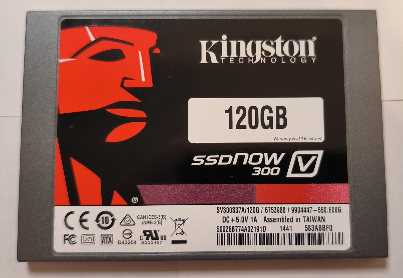 SSD 2.5" SATA-3 120Gb Kingston V300 SV300S37A/120G