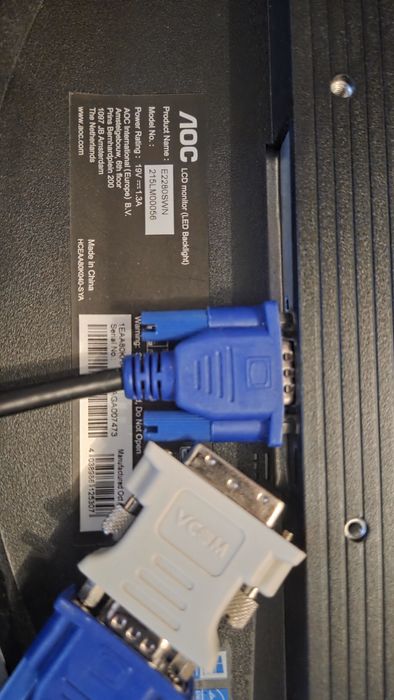 LCD монитор AOC 2280 с дефект