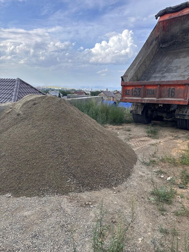 Доставим Камазом щебень, песок, ПГС, глину