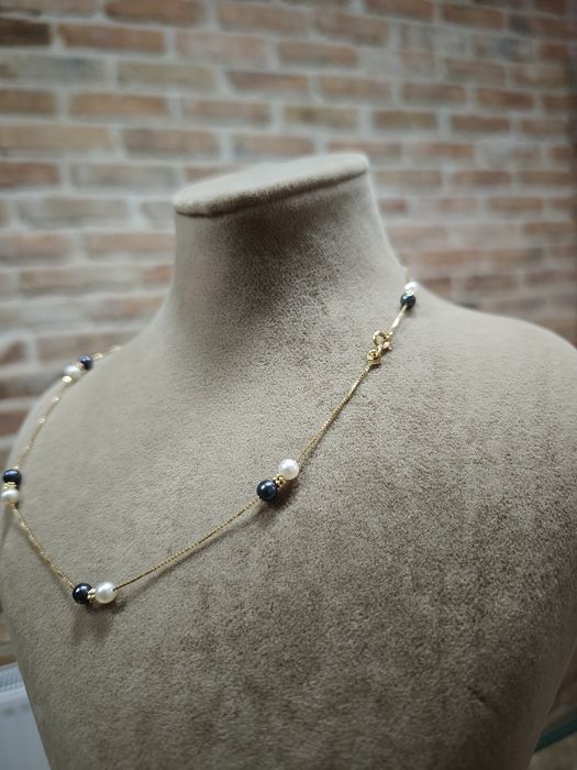 Colier cu perle aur 18k 4.33gr (r)