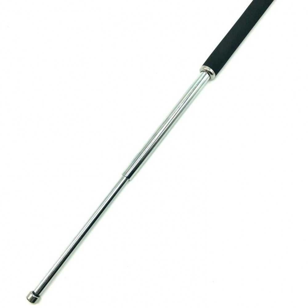 Baston Telescopic Profesional, 3 Segmente, 65 Cm, Argintiu