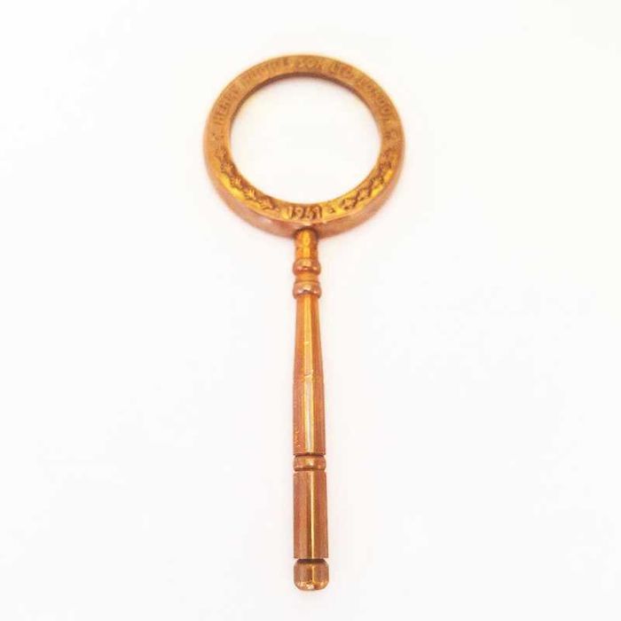 Бронзова лупа с ретро дизайн