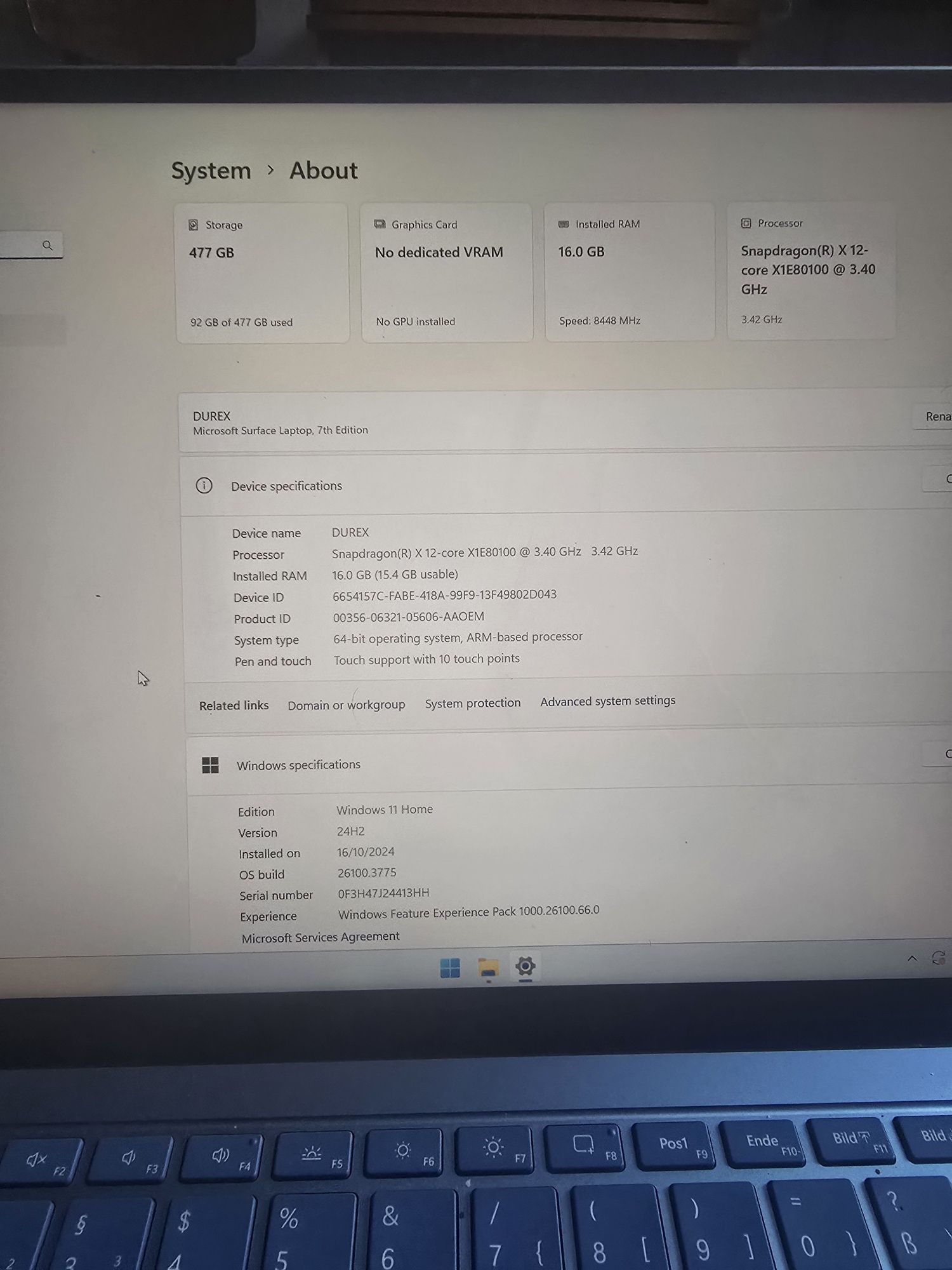 Лаптоп Microsoft Surface 7