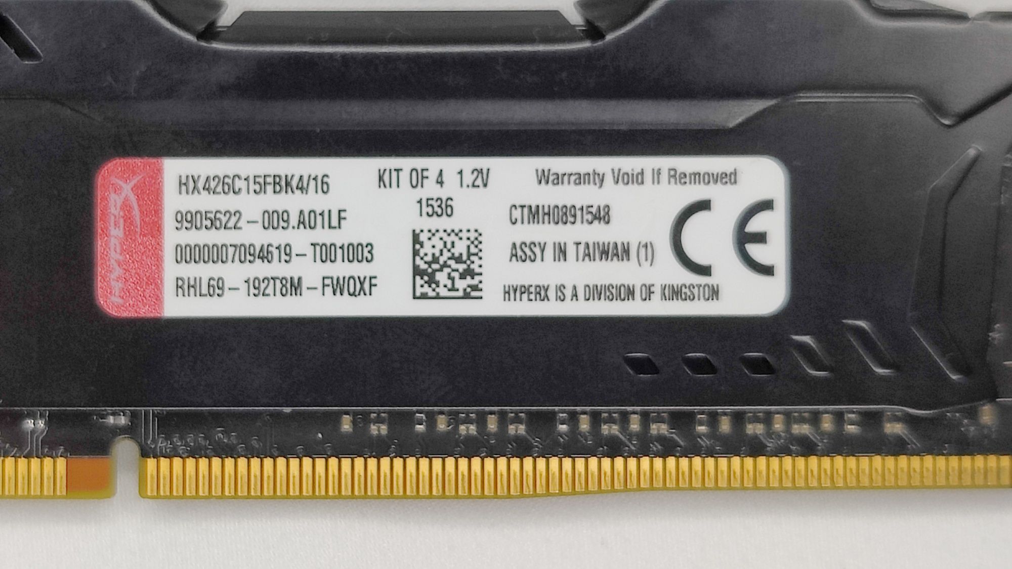 Memorie Kingston HyperX FURY 16GB (4x4GB) DDR4 2666MHz