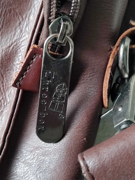 Geanta de umar din piele naturala Three Box