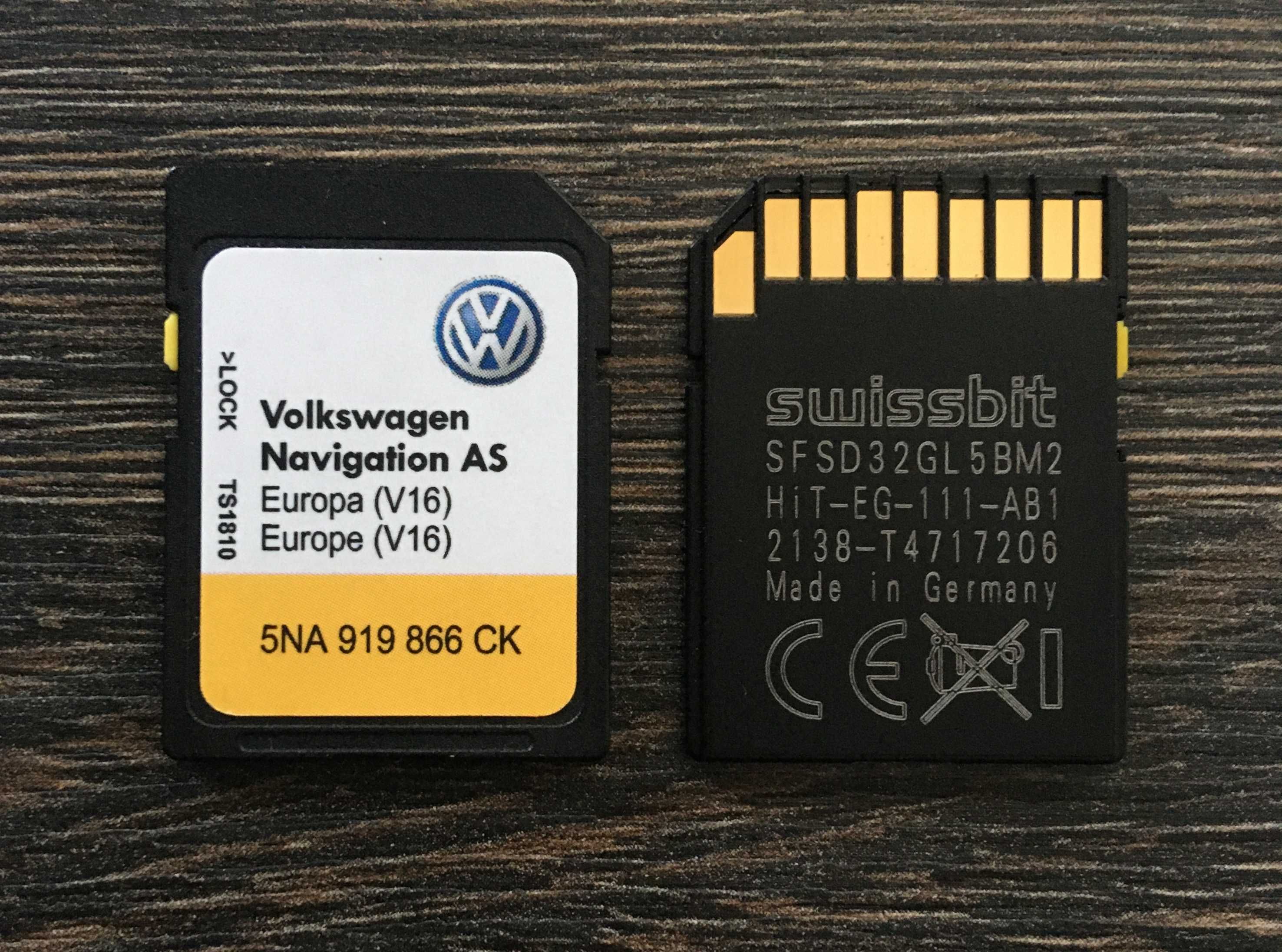 VW Discover Media AS V21 Sd Card MIB2 сд карта 2026 Навигационна Sd