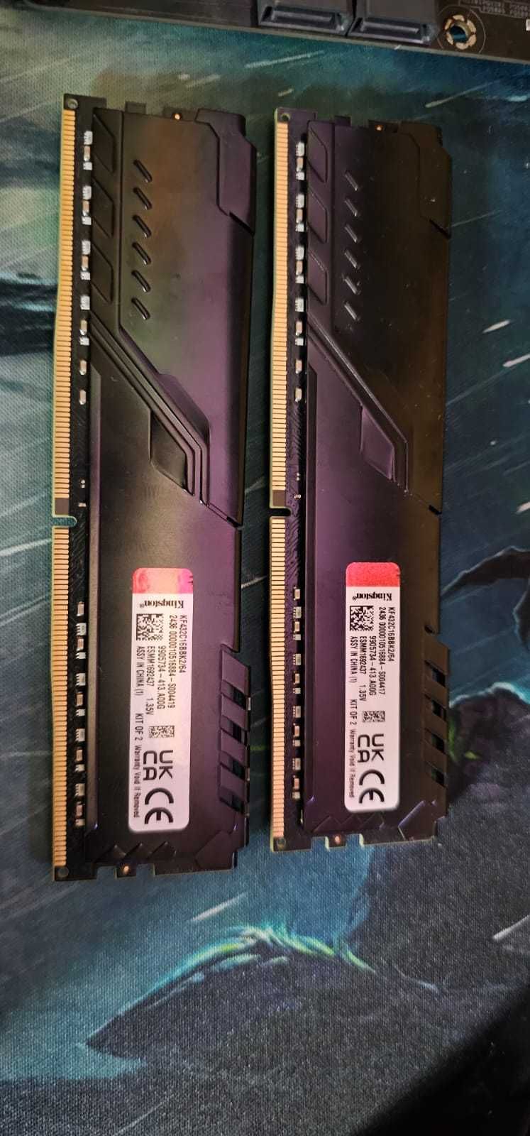 Kit Ryzen 5700x3d + 64Gb ram(2x32) DDR4 3200MT/s + ASUS PRIME B450M-A