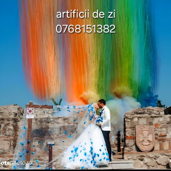 Artificii rotative,laser dans,baloane fum,Cabina foto,Oglinda,bar,sori