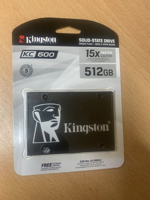 Ssd Kingston KC600, 512gb sigilat
