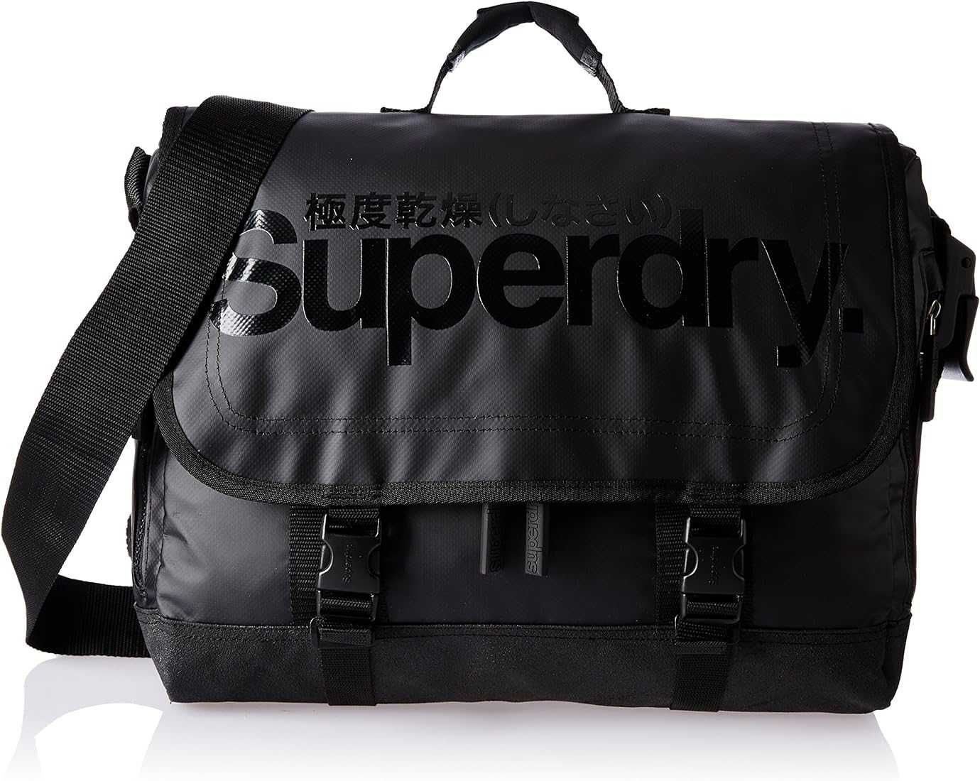 Superdry Polyester Black Gym Bag (U91010DNF1)