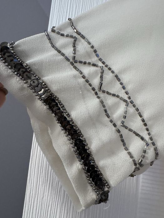 Bluza cu broderie Mango Suit