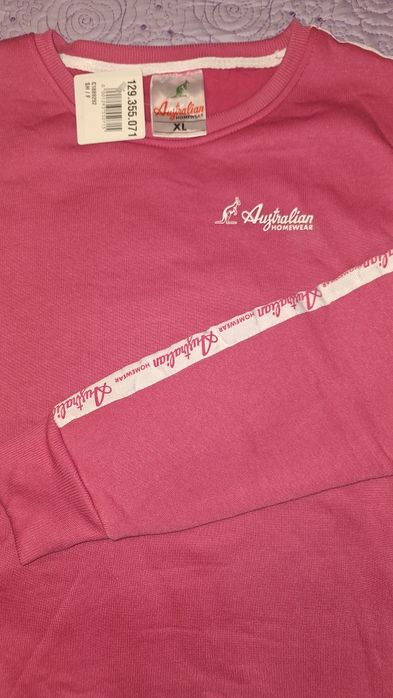 Ватирани долница и фланела в цикламен цвят