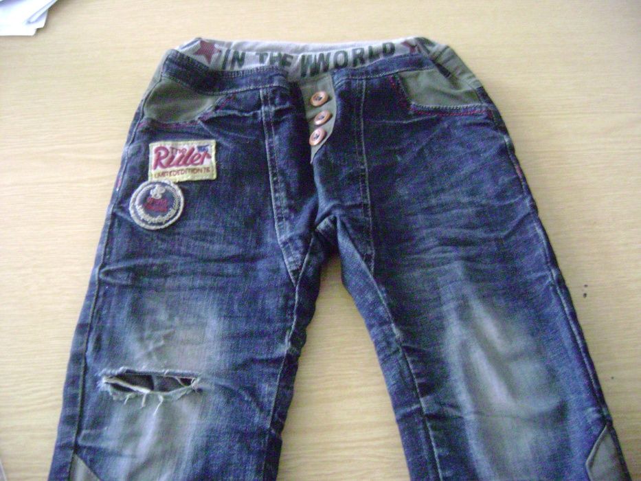 Термо (ватирани) дънки 4-5 год.