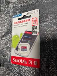 Карта памет SANDISK Ultra microSDXC, 128GB UHS-I, U1, Class 10