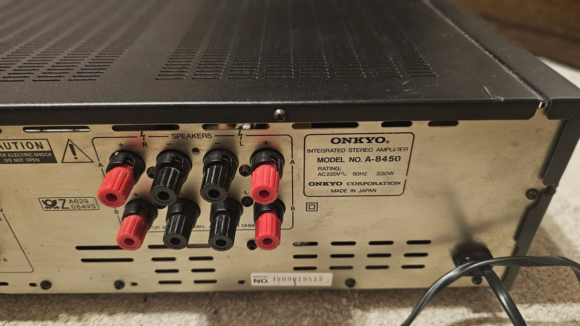 Amplificator Onkyo Integra A-8450, 2 x 155w-4 ohm/2 x 100w-8ohm.