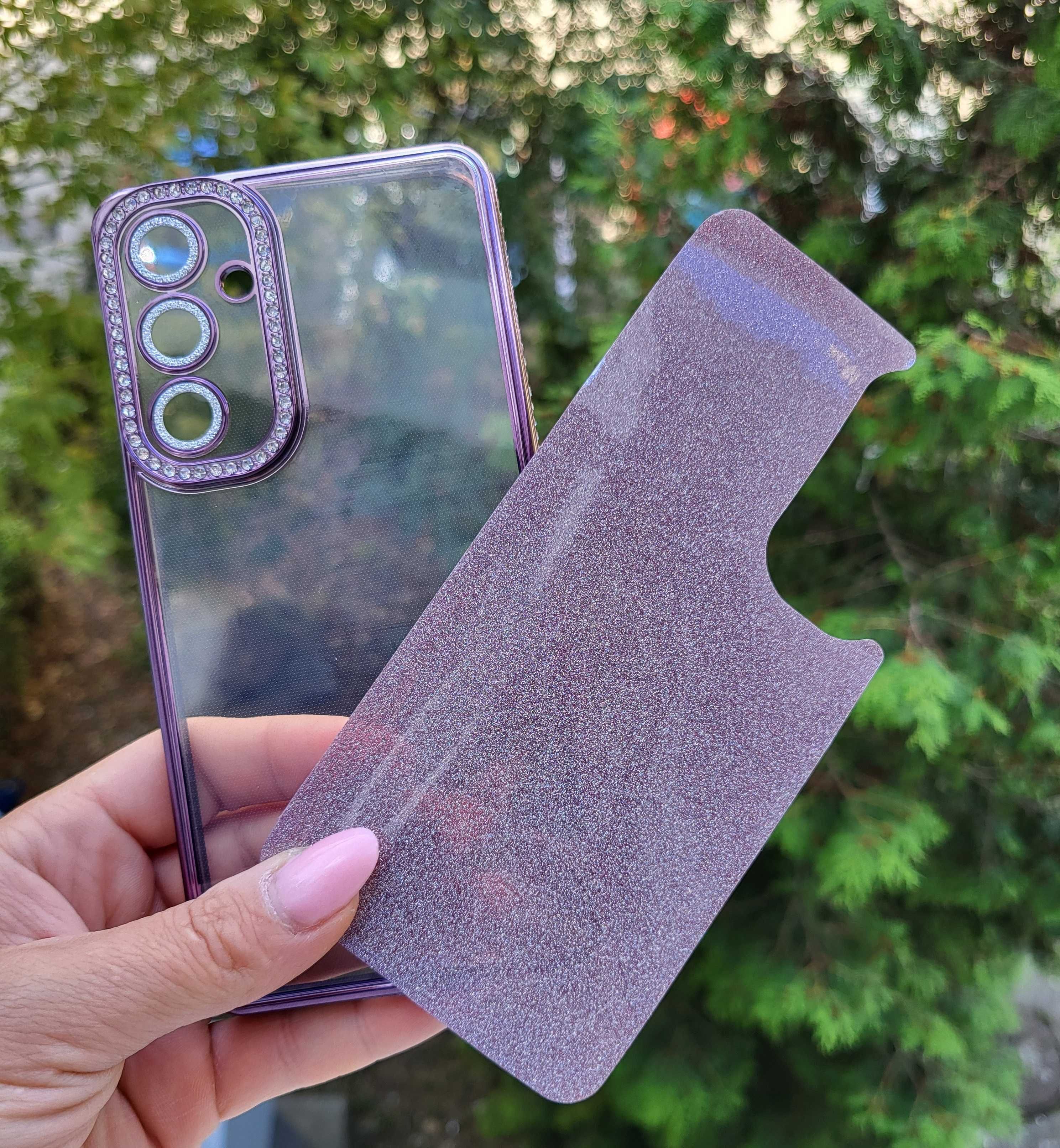 Husa sclipci , pietricele pentru Samsung A15 , A55 , S23,  S23 Ultra