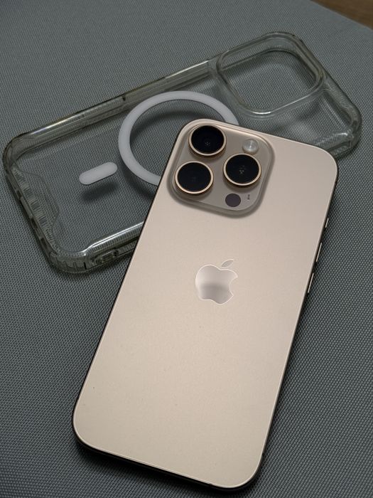 Iphone 16 pro 256gb, 100% bateria, desert titanium