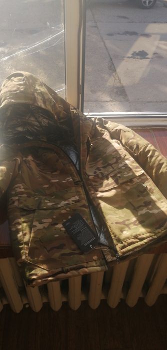 военный бушлат мультиколор