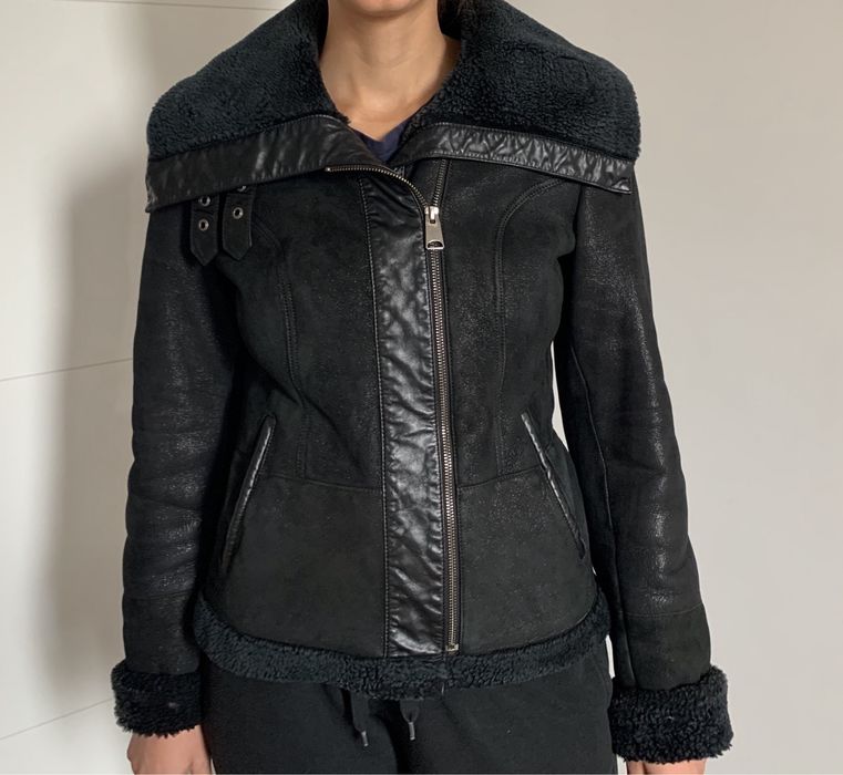 Зимно яке агнешка кожа