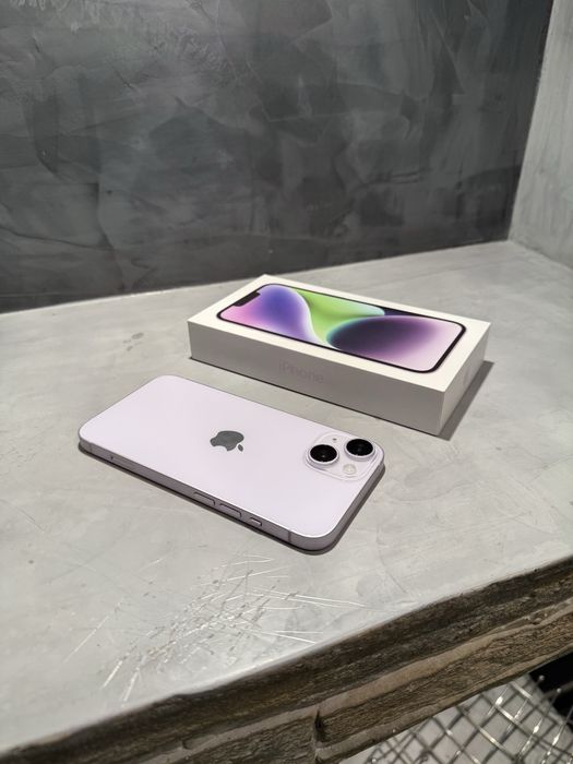 КАТО ЧИСТО НОВ Iphone 14 256 GB Purple
