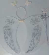 Крылья ангела бабочки с ободком и палочкой